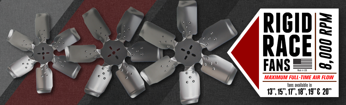 thumbnail image 2 of Flex-a-lite 19 Inch 6-Blade Belt Driven Flex Fan | Silver Finish Cooling Fan 2 of 9