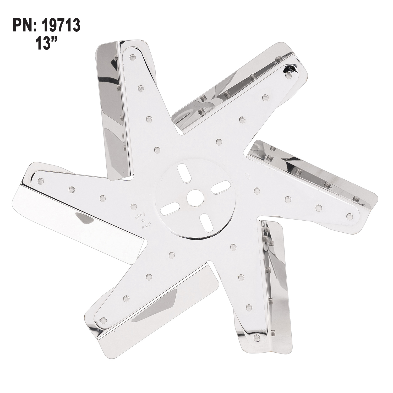 Derale 19118 18-Inch Stainless Steel Flex Fan - High Performance Standard Rotation